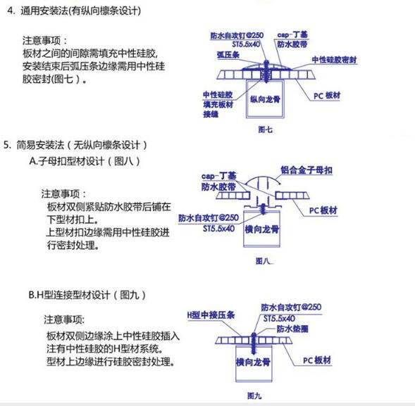 U型鎖扣PC陽(yáng)光板安裝.jpg